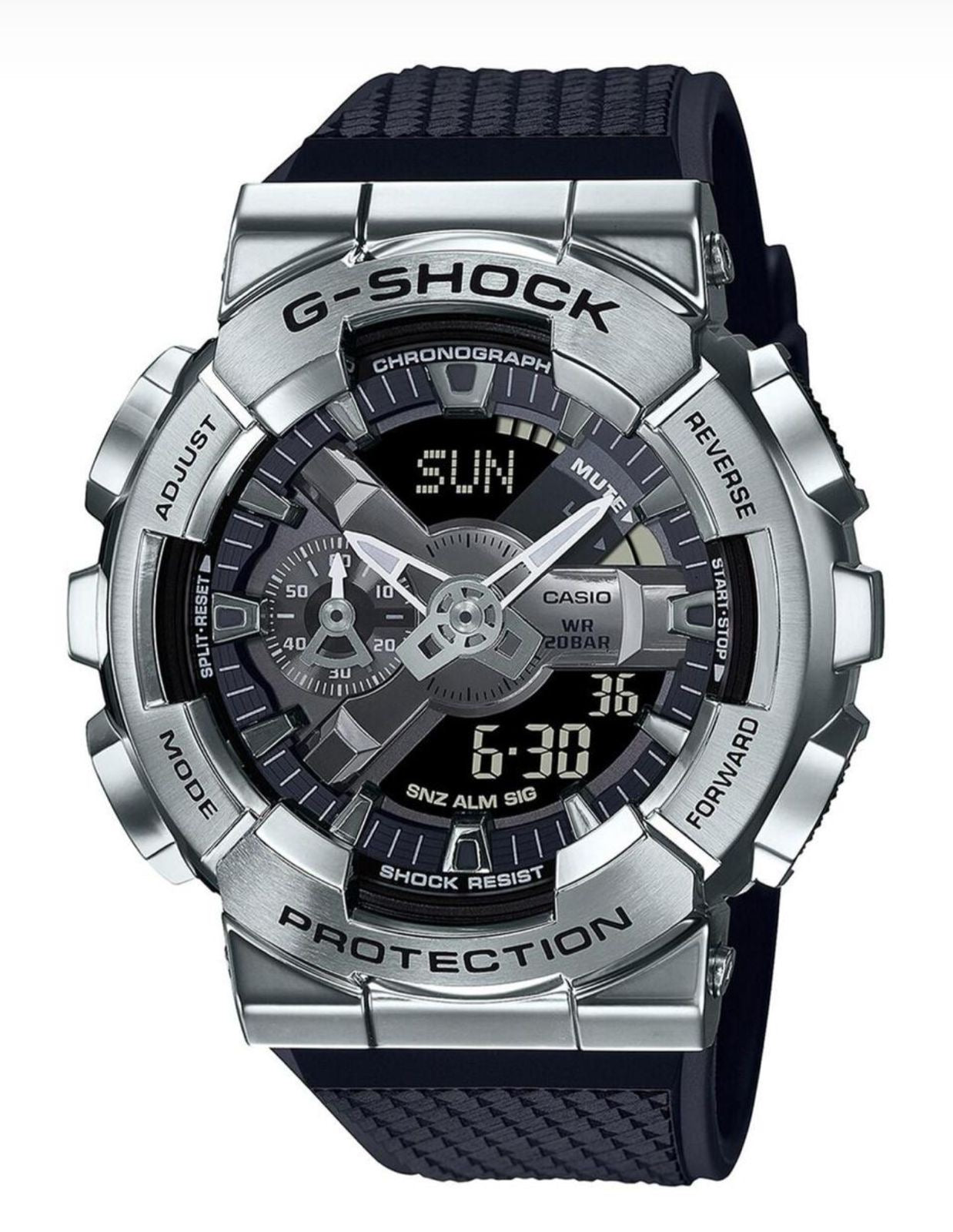 G Shok Broad Dial ( Silver )