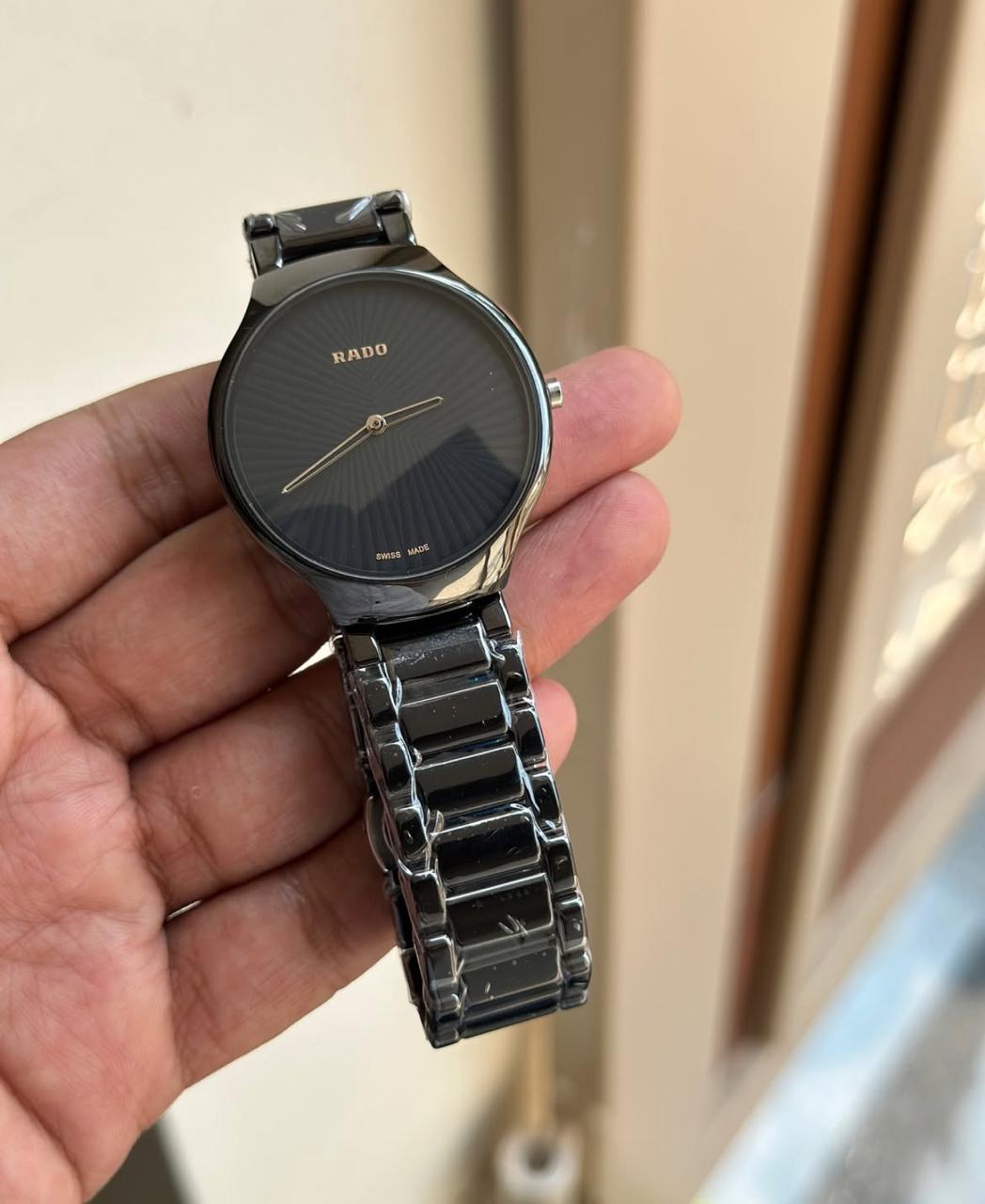 RAADOO Watch Black Colour Pure Cermaic Material