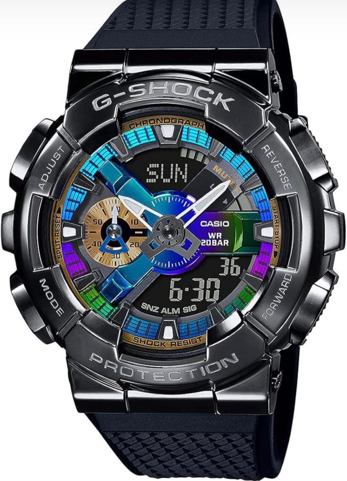 G SHOK BROAD DIAL FULL BLACK