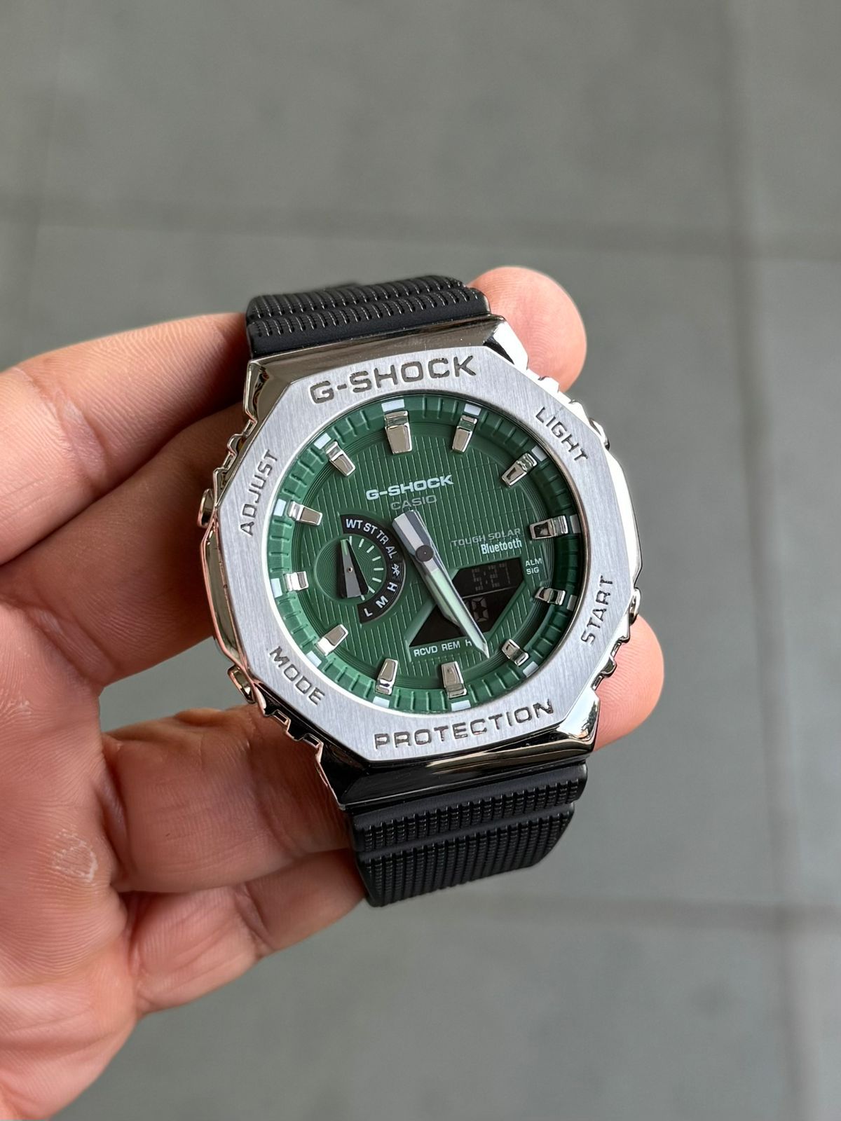 SB Premium GBM Green Dial – Metal Bezel Edition