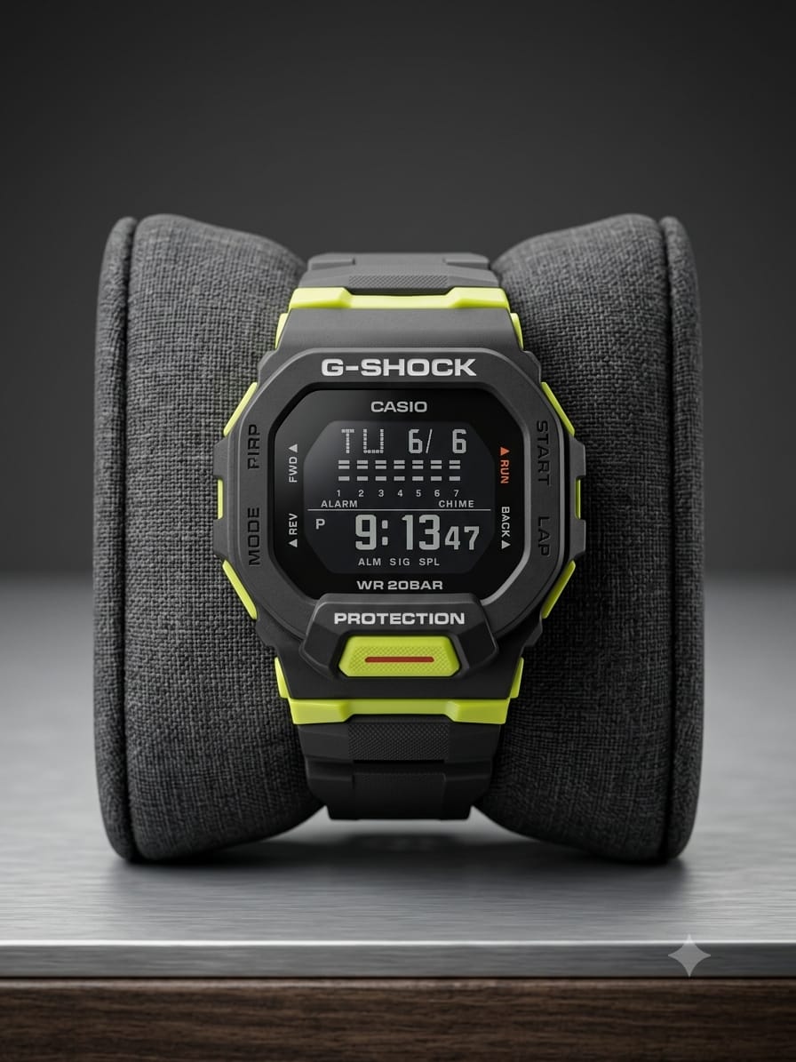 GBD BLACK GREEN NEW COLOUR
DIGITAL WATCH
