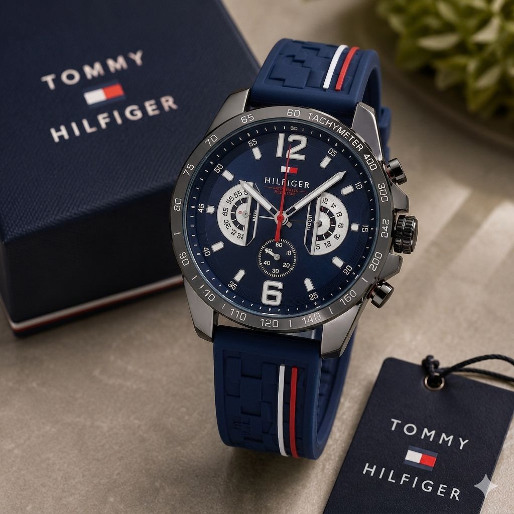 TOM-Y silicon new black blue Regular Quartz Watch