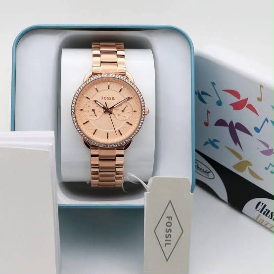 Fos Girls Japnese Full Rose Gold womens watch