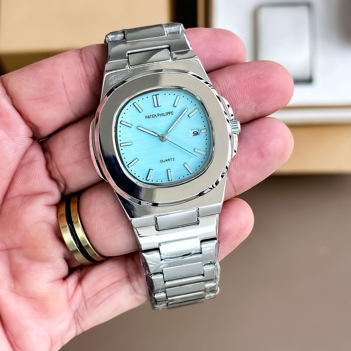 PP REGULAR QUARTZ WATCH SILVER TIFFANY DIAL
