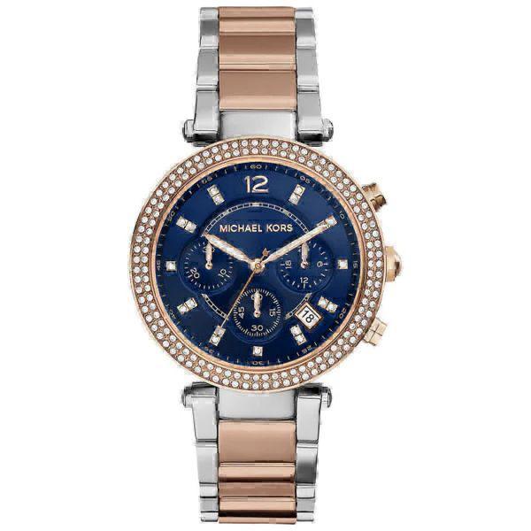 MK GIRLS REGULAR ROSE SILVER Blue DIAL WOMENS WATCH