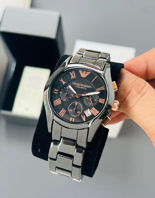 ARMAN CERAMIC WATCH FULL BLACK ( BR )