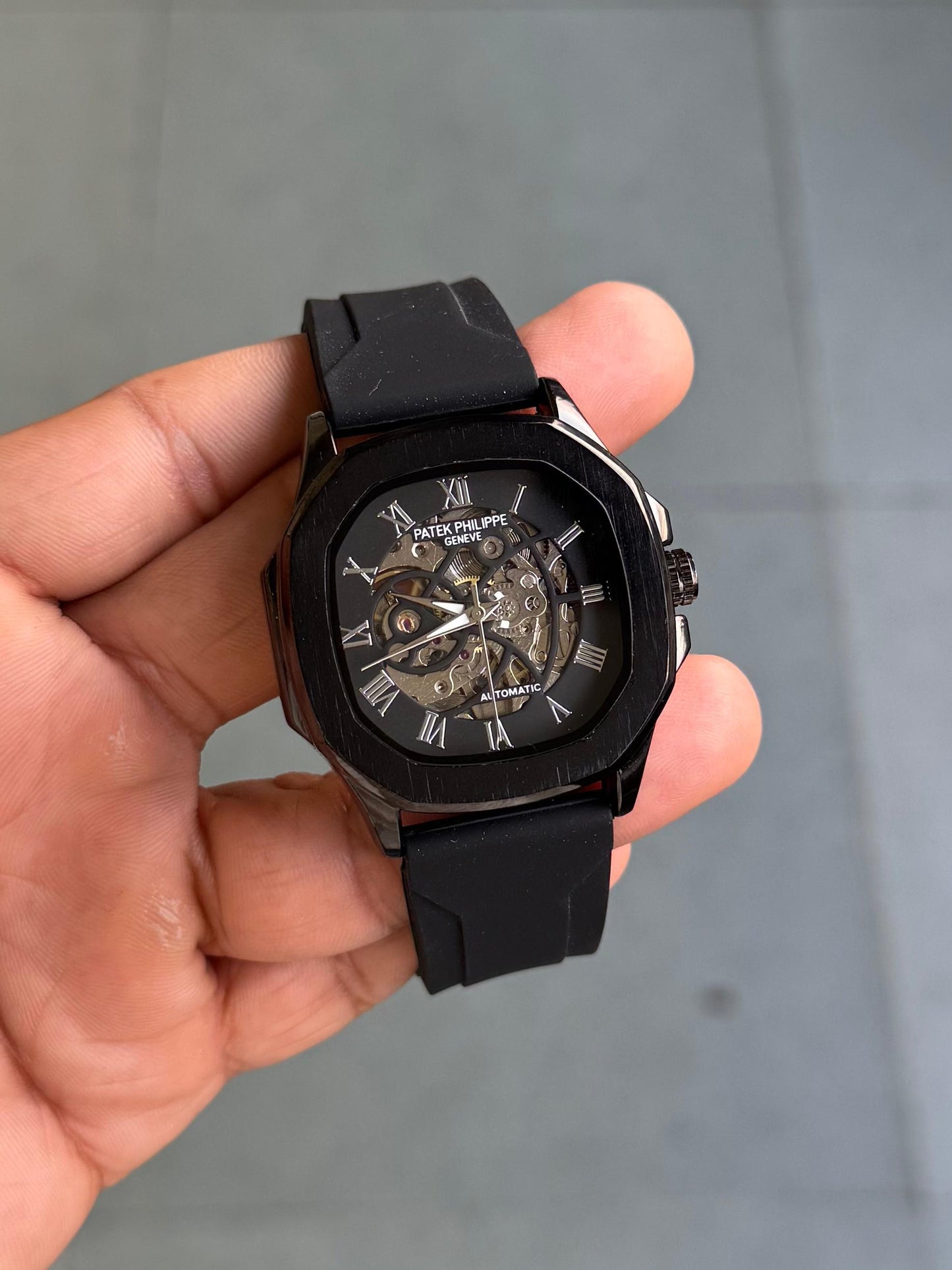 PP AUTOMATIC SILICON BELT FULL BLACK