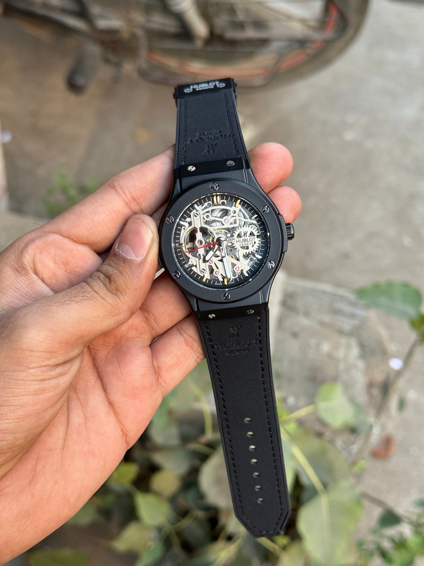 HUBLO AUTOMATIC FULL BLACK