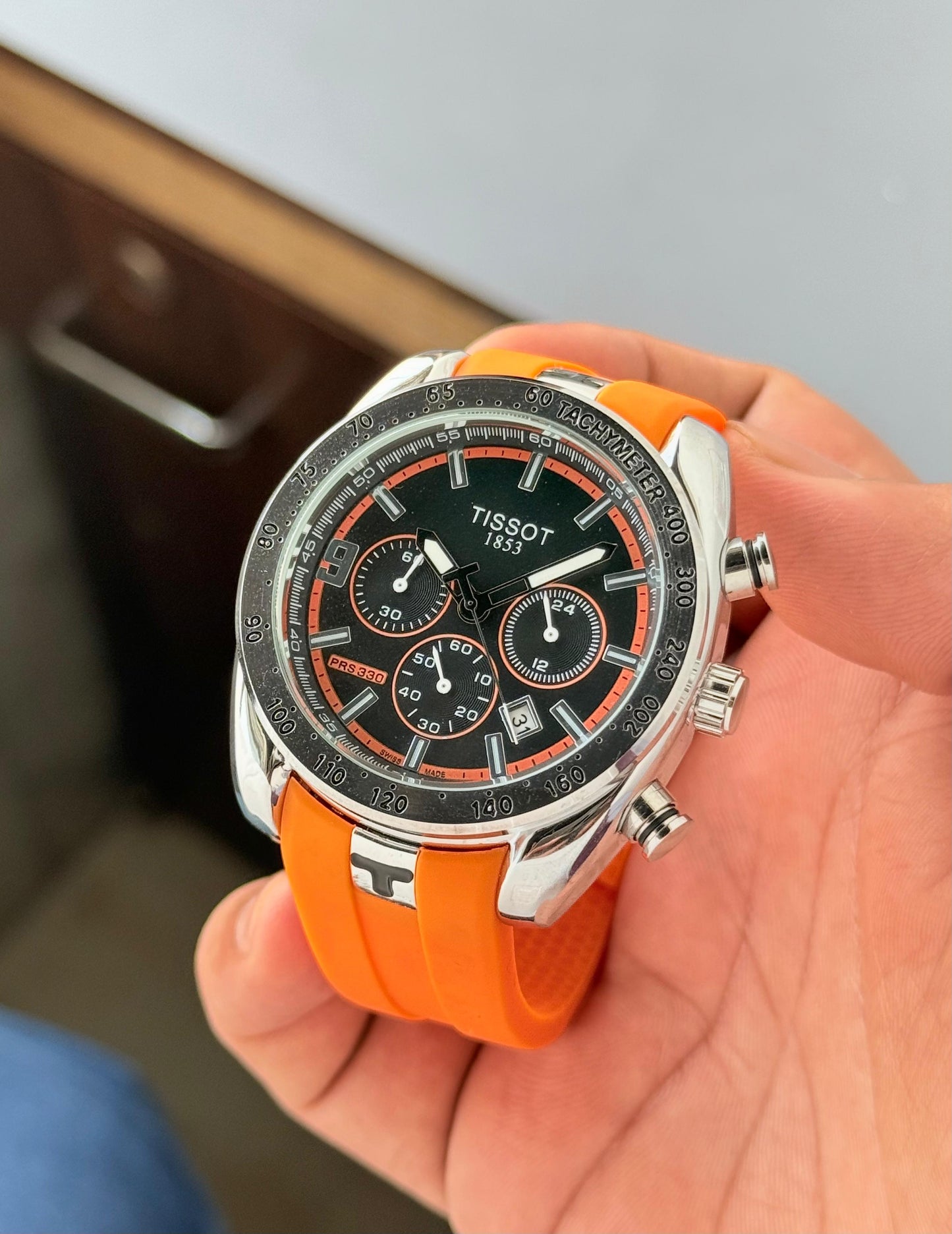 Tisso Orange Belt Trending Watch ✅