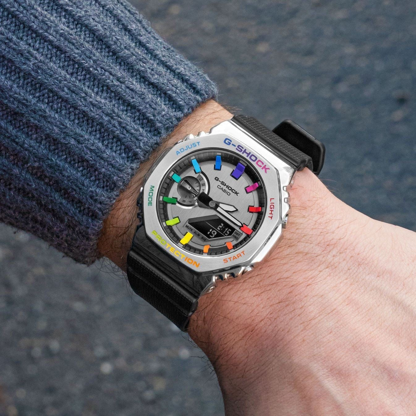 GM RAINBOW ANALOG DIGITAL SPORTS WATCH