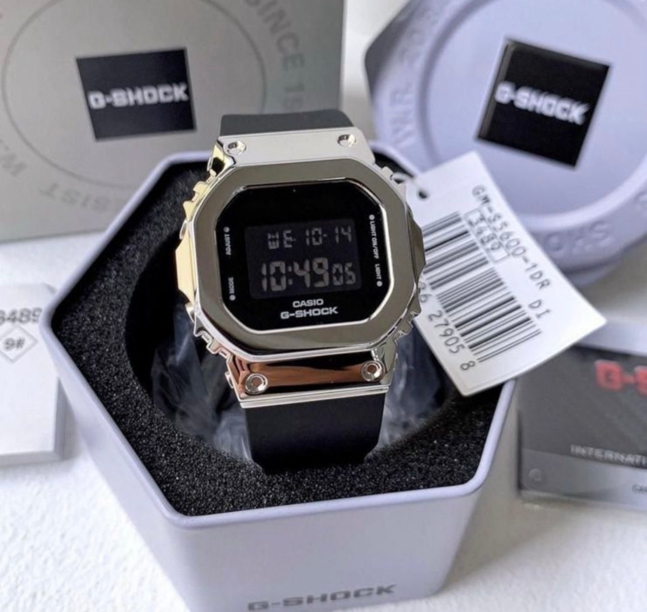 SILVER DIAL FIBER BELT SPORTS WATCH ( Fiber Silver )