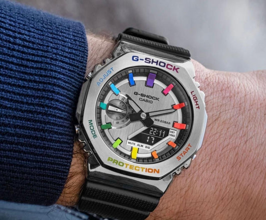 GM RAINBOW ANALOG DIGITAL SPORTS WATCH