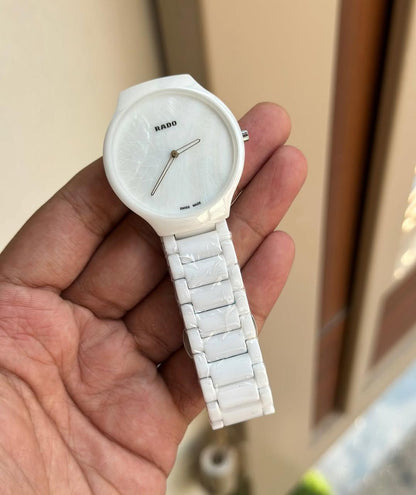 RAADOO Watch White Colour Pure Cermaic Material