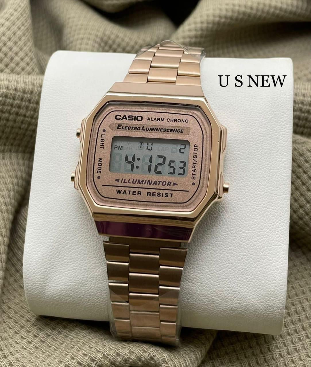 SB PREMIUM VINTEGE ROSE GOLD DIGITAL WATCH