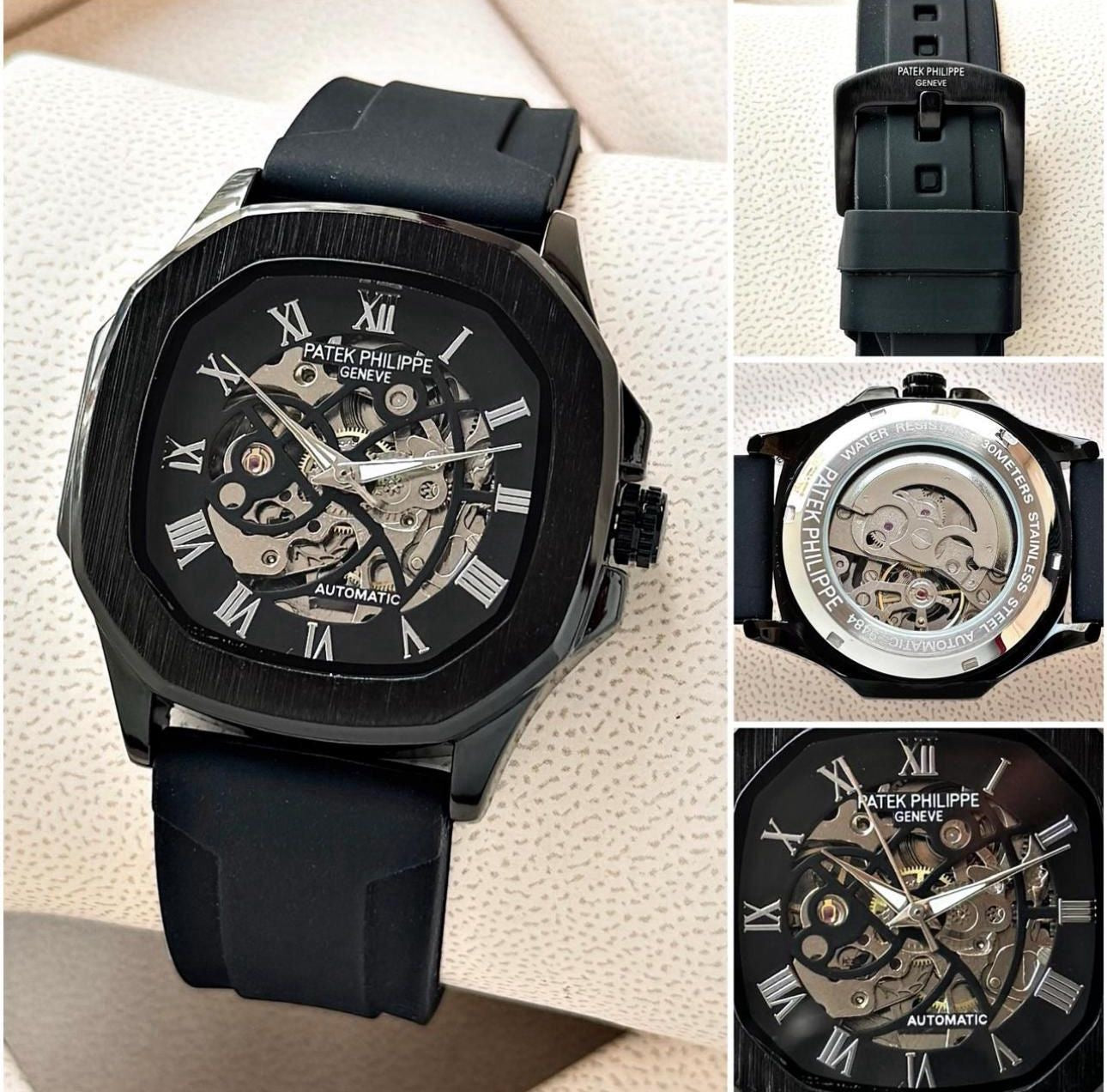 PP AUTOMATIC SILICON BELT FULL BLACK