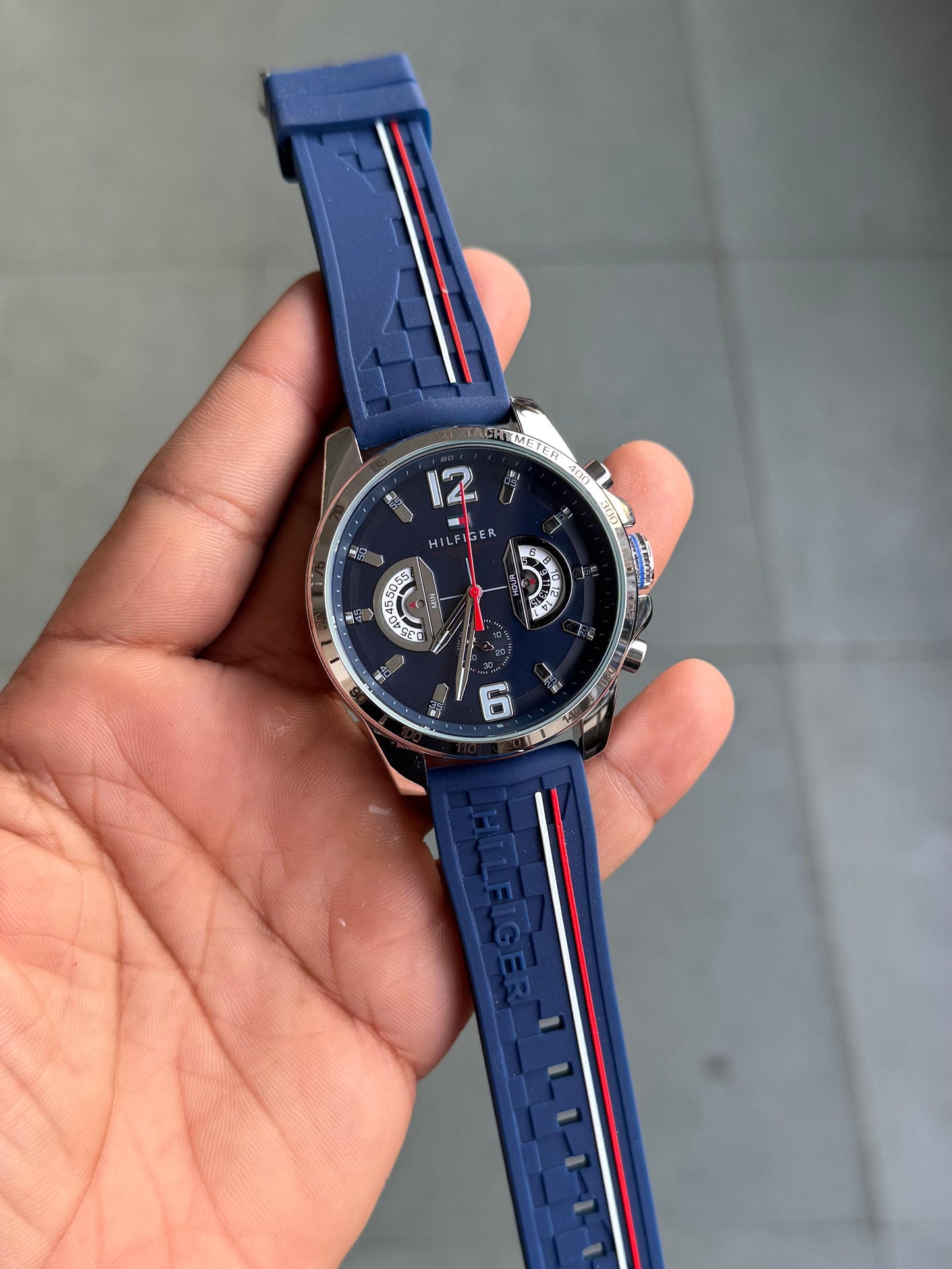 TOM-Y silicon blue Regular Quartz Watch