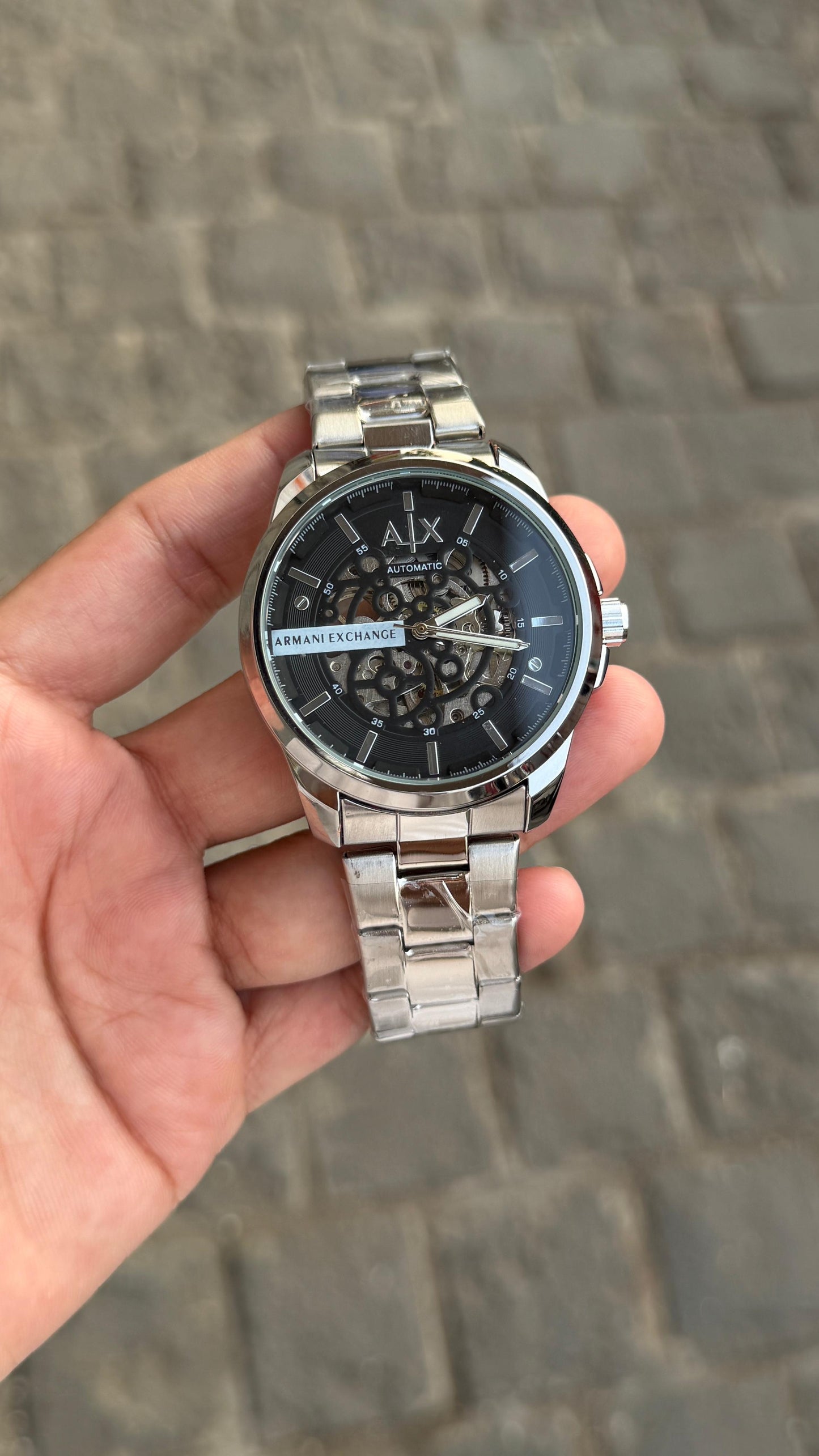 A-X Automatic Silver Black Regular