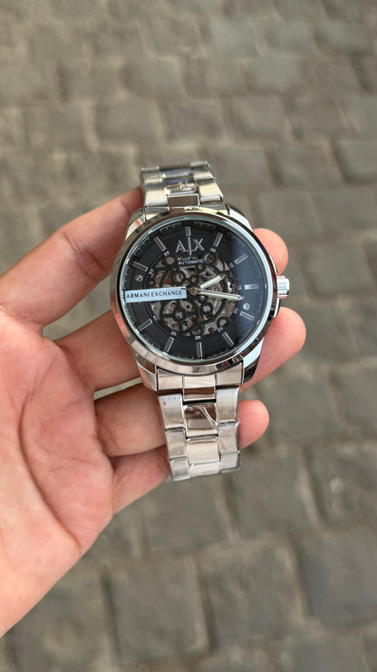 A-X Automatic Silver Black Regular