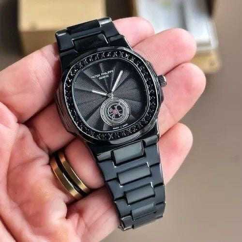 PP DIAMOND FULL BLACK WATCH – SB WATCHES