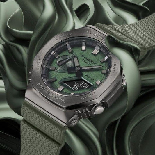 GM GREEN ANALOG DIGITAL WATCH