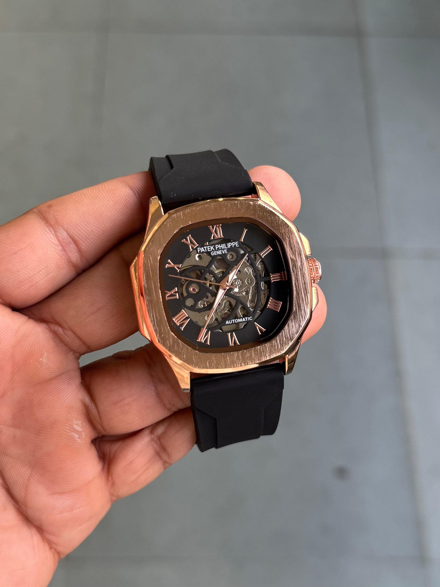 PP AUTOMATIC SILICON ROSE GOLD WATCH