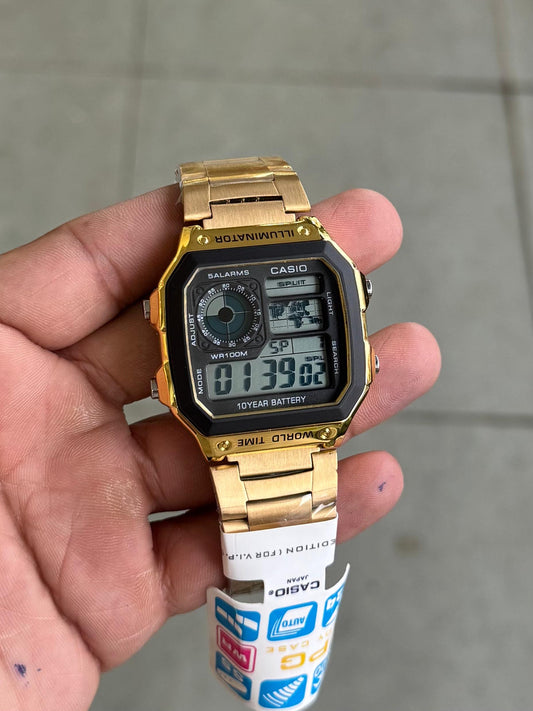 ILUMINATOR GOLD CHAIN WATCH