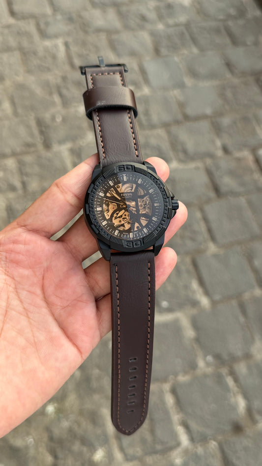 Fos Automatic 30-60 Leather Watch