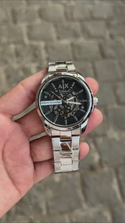 A-X Automatic Silver Black Regular