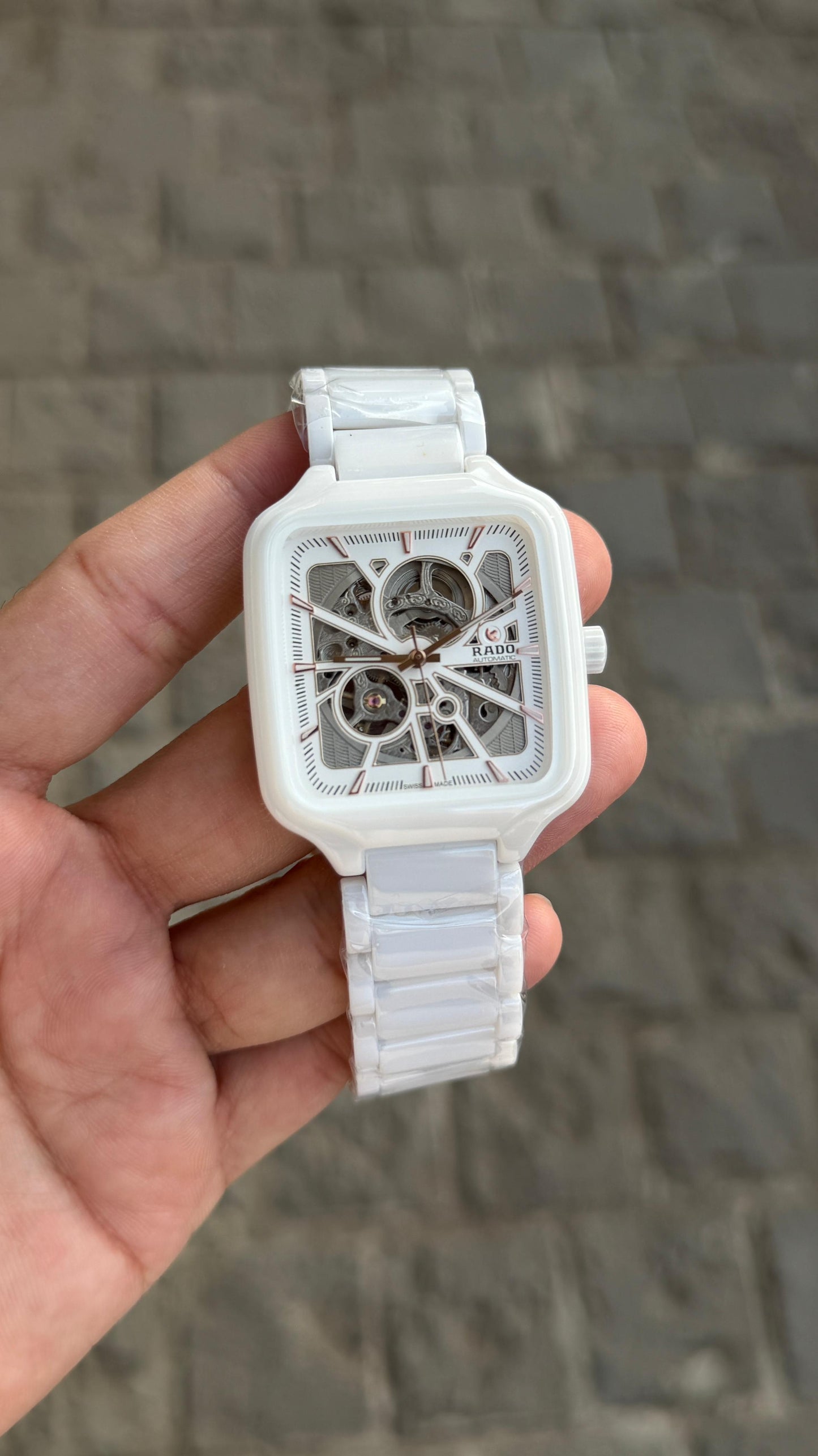 RA-D0 AUTOMATIC CERAMIC JAPNESE QUALITY WHITE WATCH