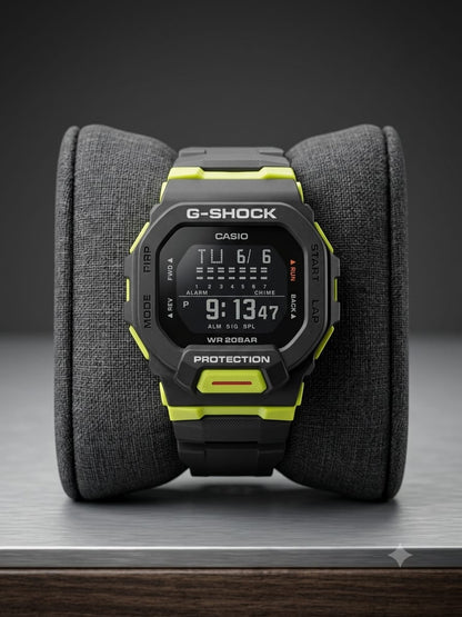 GBD BLACK GREEN NEW COLOUR 
DIGITAL WATCH
