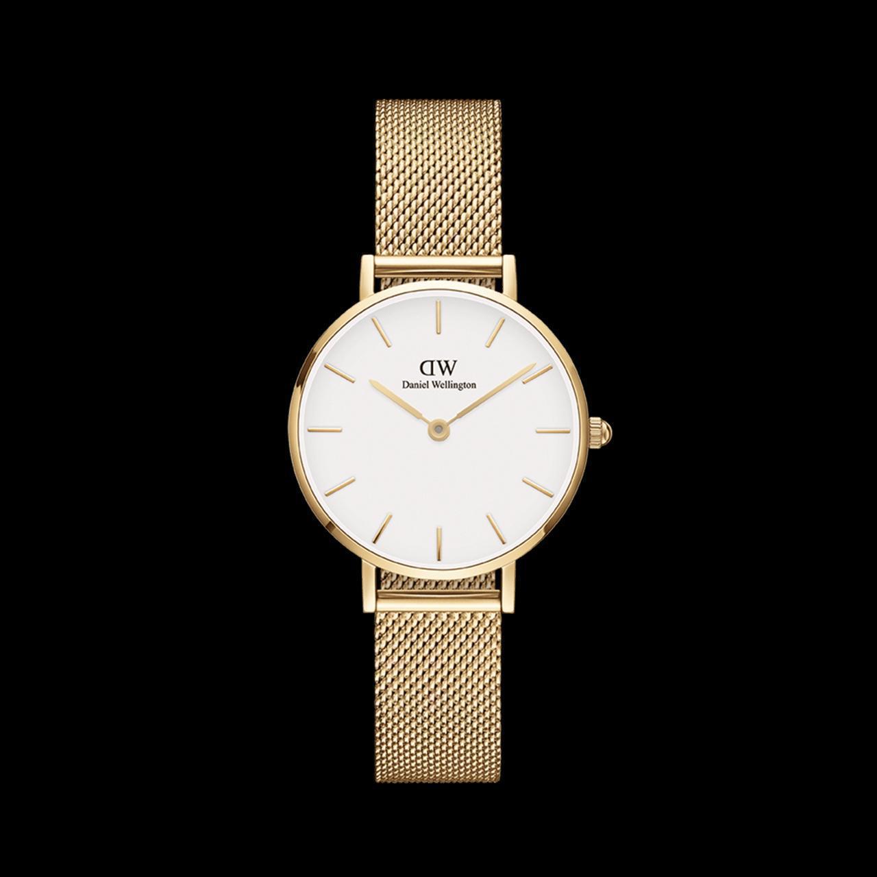 D-W Design 3  Gold White Womens watch