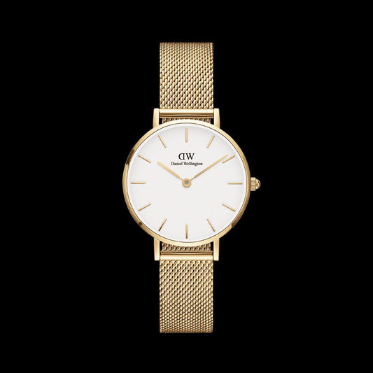 D-W Design 3  Gold White Womens watch
