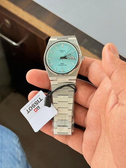 Tisso Pr-X Powermetic Japnese Quality Automatic Watch ( Tiffany )