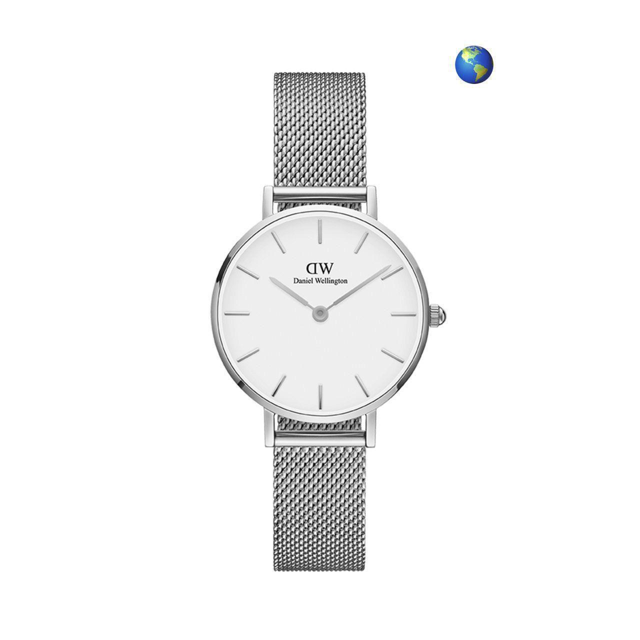 D-W Design 3 Silver White Womens watch