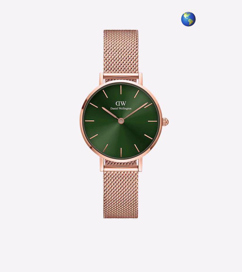 D-W Design 3  Rose Green Womens watch
