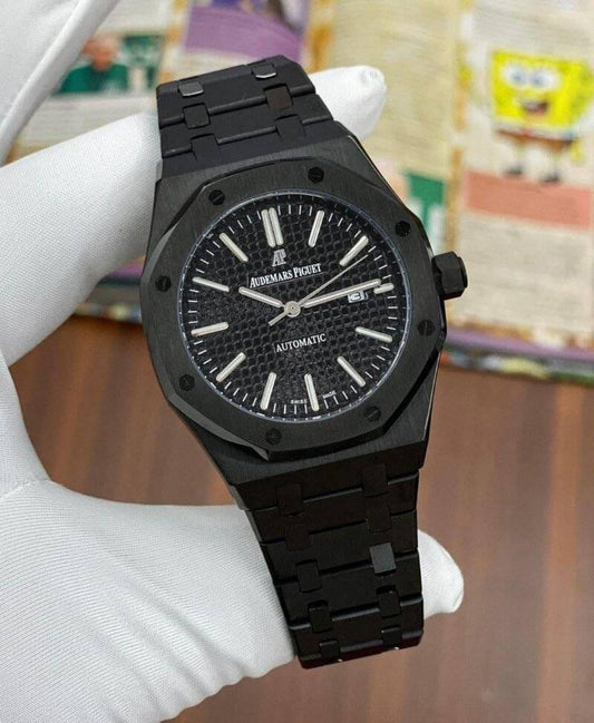 AP AUTOMATIC WATCH FULL BLACK JAPNESE QUALITY
