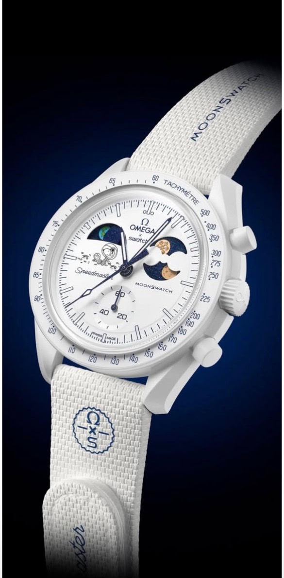 MOON SWAT-CH White Colour Fiber Body WATCH ( 29gm leight Weight Watch )
