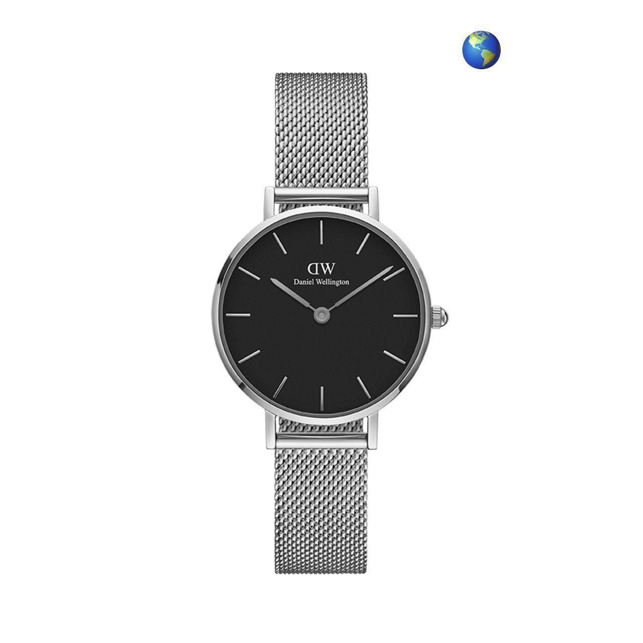D-W Design 3 Silver Black Womens watch