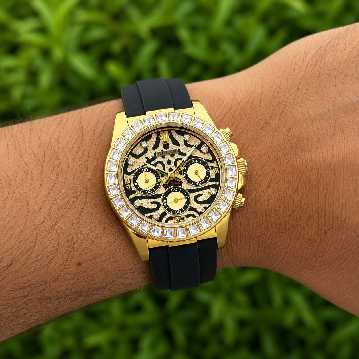 Role Tiger Edition Diamond Chronographic Watch