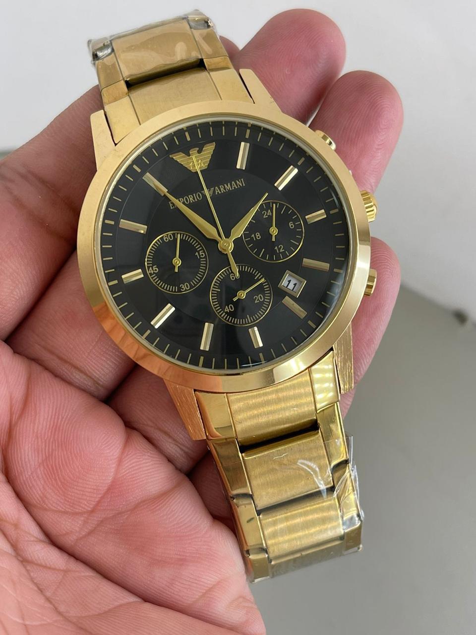 ARMAN REGULAR GOLD Black 
 CHRONOGRAPH WATCH