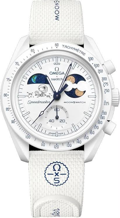 MOON SWAT-CH White Colour Fiber Body WATCH ( 29gm leight Weight Watch )