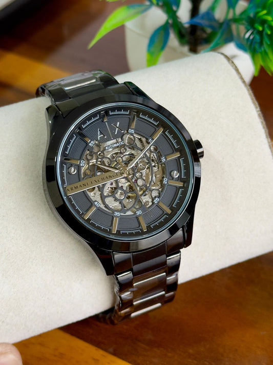 A-X Automatic Chain Full Black