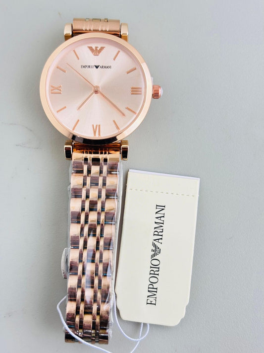 ARMAN GIRLS WATCH Rose Gold BELT( Design 9)