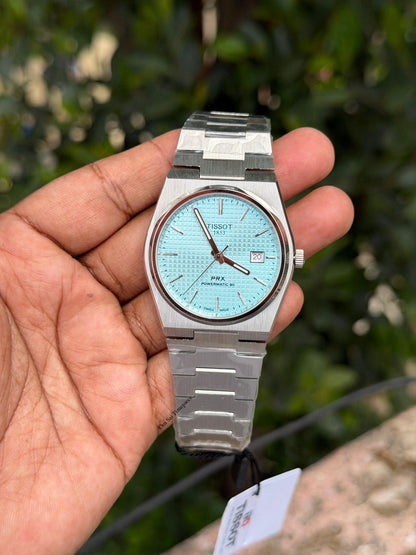 Tisso Pr-X Powermetic Japnese Quality Automatic Watch ( Tiffany )
