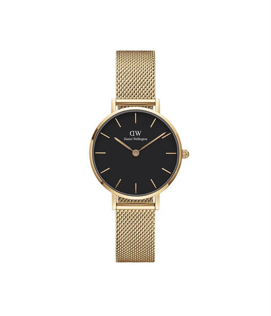 D-W Design 3 Gold Black Womens watch