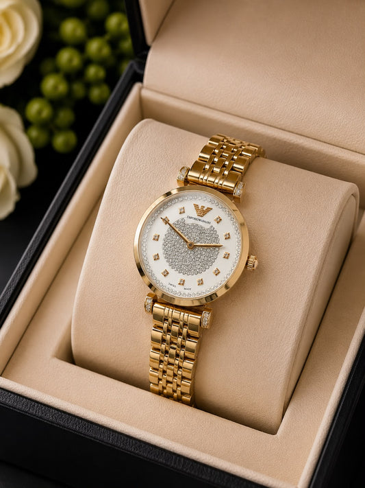 ARMAN GIRLS SMALL DIAL CLASSIC WOMENS WATCH ( Design 28 )