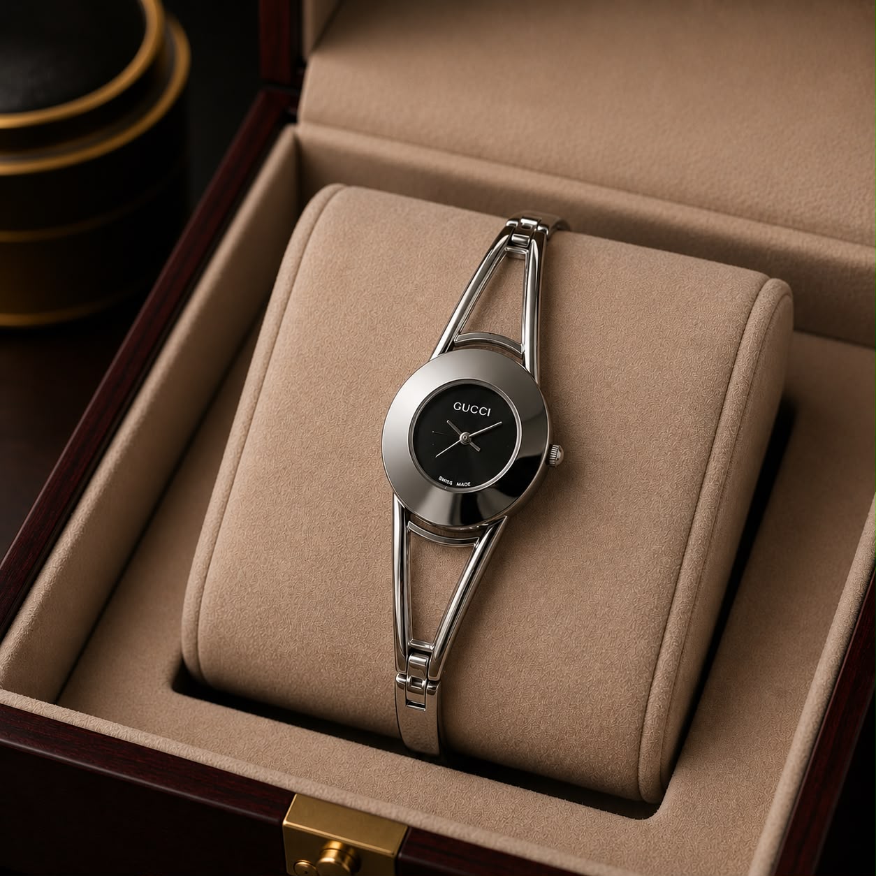 New Attractive Pattern Girls Watch 
Limited Edition Black Dial