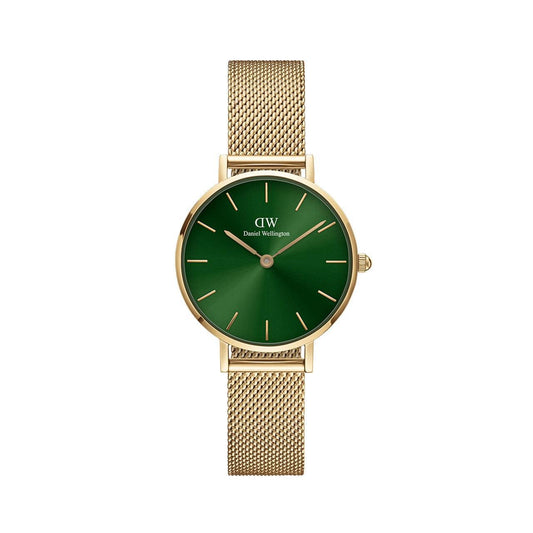 D-W Design 3  Gold  Green Womens watch