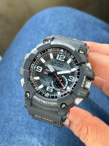 MUDMA-STER Full Black  Analog Digital Sports WATCH