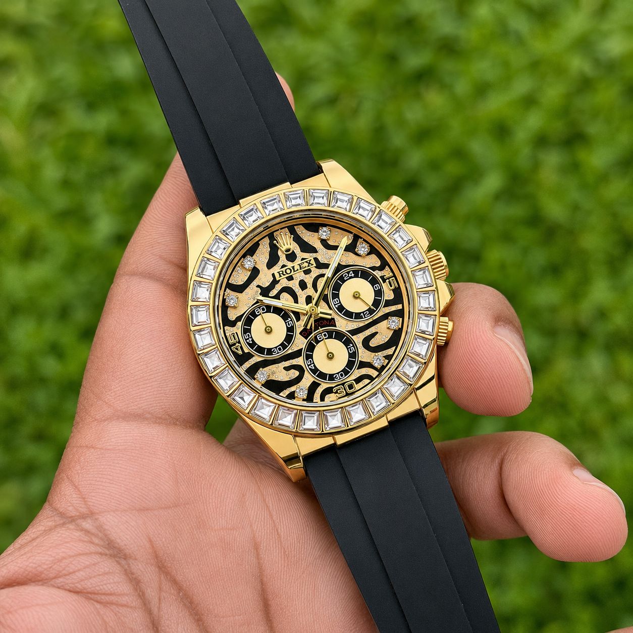 Role Tiger Edition Diamond Chronographic Watch
